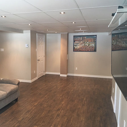 Rénovation sous-sol