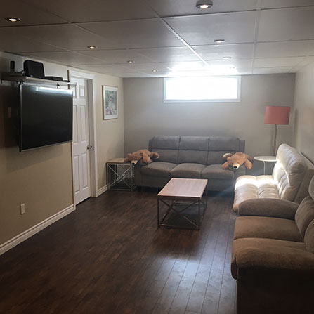 Rénovation sous-sol