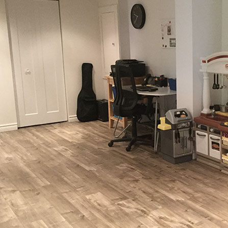 Rénovation sous-sol