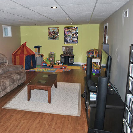 Rénovation sous-sol après sinistre